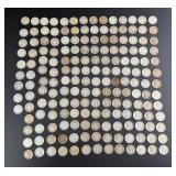 Collection of 178 Mercury Silver Dimes