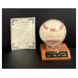 Pete Rose Signed Autographed Baseball