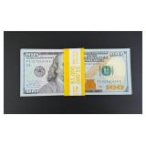 $1000 Face Value Bank Banded $100 Bills