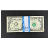 $100 Face Sequential $1 Bills Booklet Money Pad