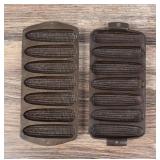 Collection of Cast Iron Corn Stick Pans