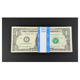 $100 Face Sequential $1 Bills Booklet Money Pad