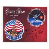 Sally Ride First Woman in Space Signed Photo