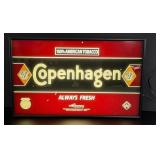 Copenhagen Tobacco Lighted Sign