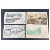 Nevada Mining Street Scenes Postcards