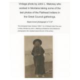 John Maloney Montana Flathead Indian Photo