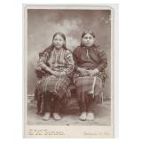 G.W. Parsons Osage Oklahoma Territory Indian Photo