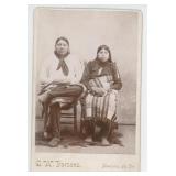 G.W. Parsons Osage Oklahoma Territory Indian Photo