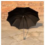 Victorian Sterling Silver Handled Parasol Umbrella