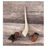 Revolutionary War Era Clay Pipes