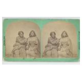 William Chamberlain Ute Indians Utah Stereoview