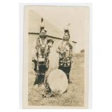 Dillon Oklahoma Osage Indians RPPC Postcard