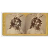 Caswell & Davy Lo Family Indian Stereoview