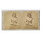 Caswell & Davy Lo Family Indian Stereoview