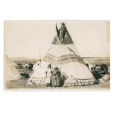 Hileman Montana Blackfoot Indian Tipi Photo