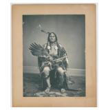 Antonio Zeno Shindler Flying Pipe Indian Photo