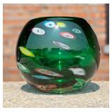 Murano Millefiori Art Glass Vase