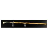 Ivory and Bamboo Walking Swagger Stick Cane