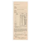 Ku Klux Klan KKK Robe Order Form
