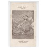 Annie Oakley Sterling Bicycle Trade Card