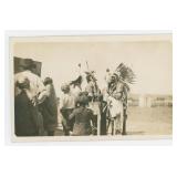 Osage Indian War Dancers RPPC Postcard