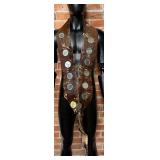 Native American Indian Otter Mirror Bandolier