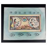 Ron Koopee Hopi Indian Kachina Drawing