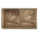 Galesville Wisconsin Cadet Band Stereoview