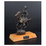 Anne Dwyer Horse and Rider Bronze
