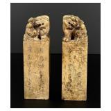 Chinese Soapstone Chop Stamps Seals