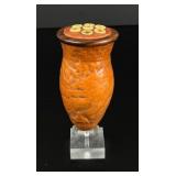 Antique Chinese Gourd Engraved Cricket Cage