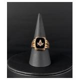 10k Gold Masonic Ring
