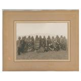 New Mexico Navajo Indian Chiefs in Blankets Photo