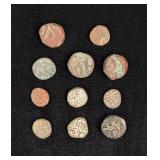 Lot of Antique Sikh Empire Islamic Coins