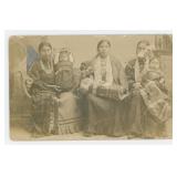 Osage Indian Maidens RPPC Postcard