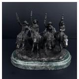 Frederic Remington Coming Through the Rye Bronze