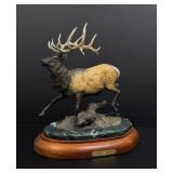 Carol Grende Makin Tracks Elk Bronze