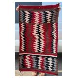 Ganado Navajo Indian Saddle Blanket Rug