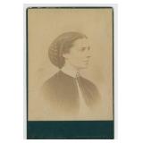 Clara Barton Signed Cabinet Photo