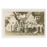Sioux Indians Mandan North Dakota RPPC Postcard