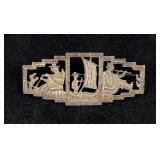 Peruvian Sterling Silver Brooch