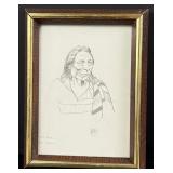 Dave Powell Old Bear Drawing