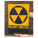 US Department of Defense Fallout Shelter Sign