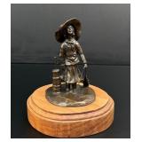 Montana Little Cowgirl Bronze