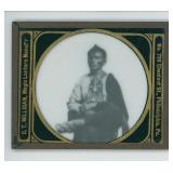 Ka-Ke-Ga-Sha Yellowish-Red Chief Lantern Slide