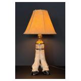 Montana Mountain Goat Taxidermy Leg Lamp