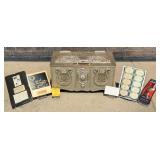 Zimbalist Silver Plated Casket 40 Tune Music Box