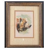 A J Jeanie McCoy Grizzly Bear Painting