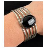 Sterling Silver Onyx Bracelet