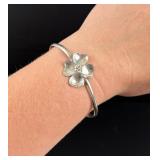Stuart Nye Sterling Silver Dogwood Bracelet